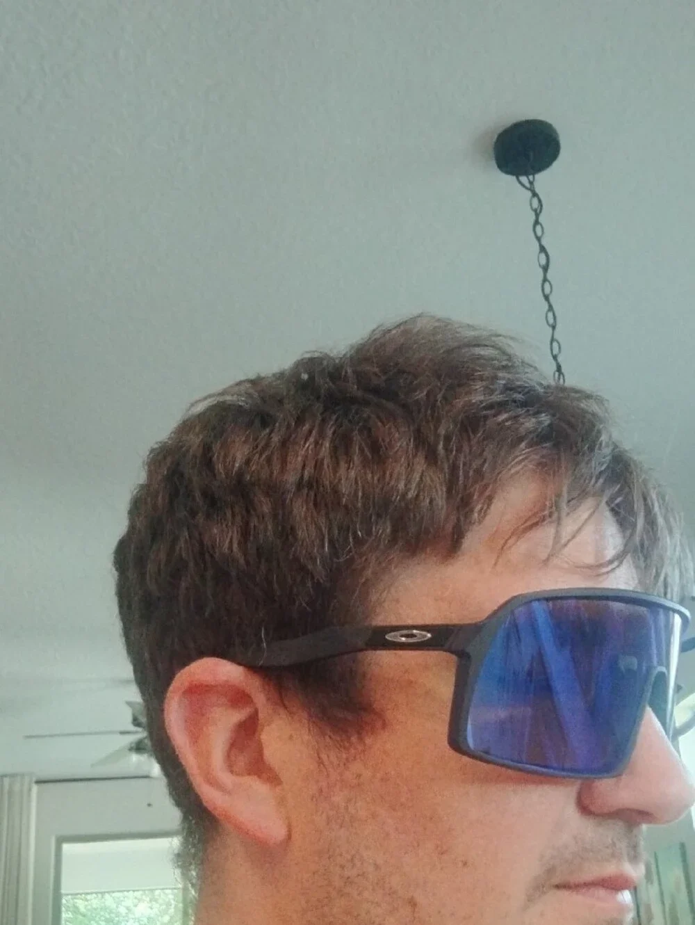Oakley Sutro Sunglasses with Purple-Blue Mirror Lens